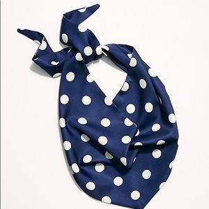 NWT Free people polka dot bandana